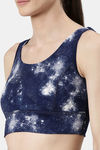 Enamor Quick Dry Sports Bra - Galaxy Aop Navy Combo — thumbnail 8